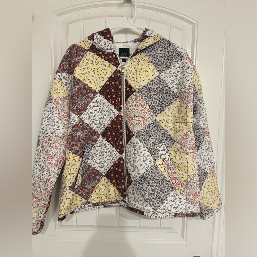 Wild Fable Women's Patchwork Jacket NWT - image 2